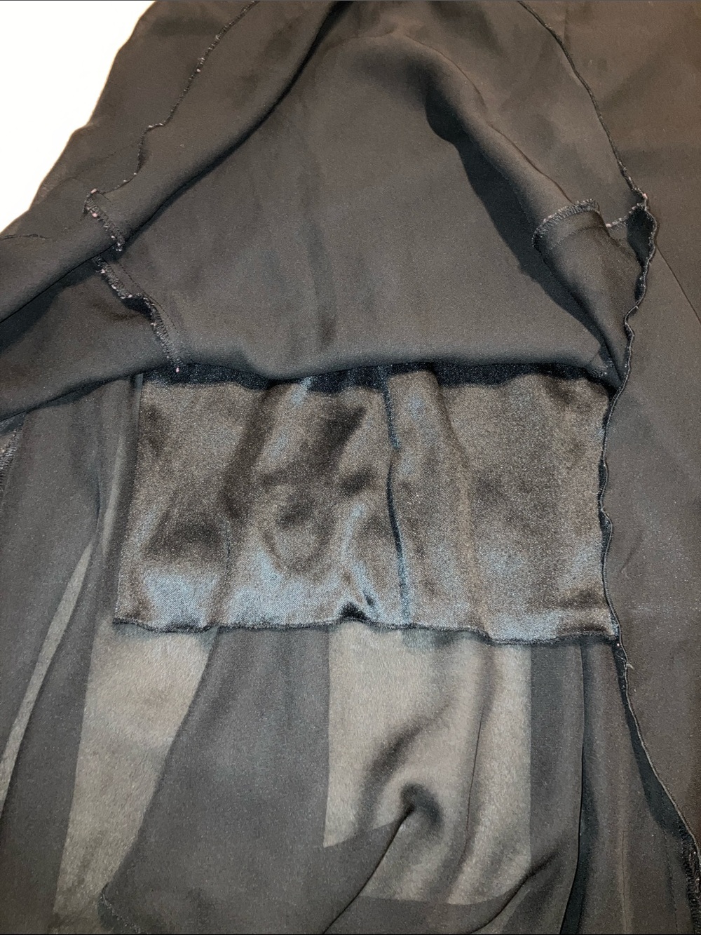 White Stag Black A-Line Flow Skirt - Picture 3 of 6
